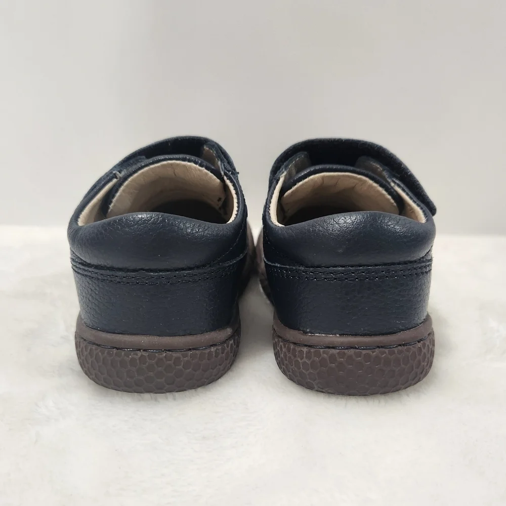 Livia & Luca Maverick Navy Blue Leather Boot Shoe Size 6M